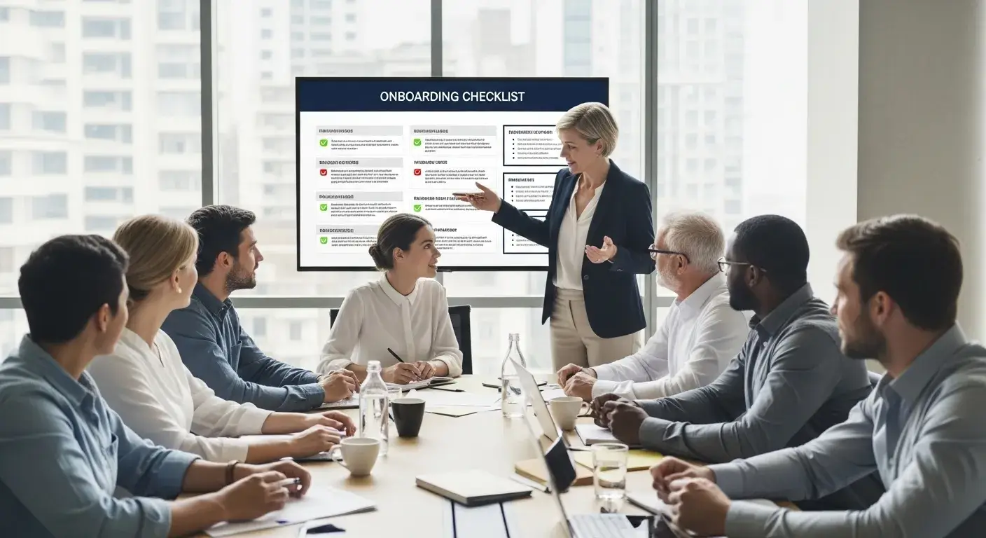 Corporations mockup - AI Onboarding Assistant for New Hire Training