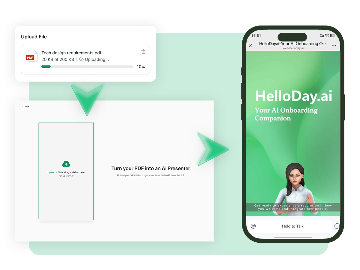 Transform static PDF into interactive AI assistant
