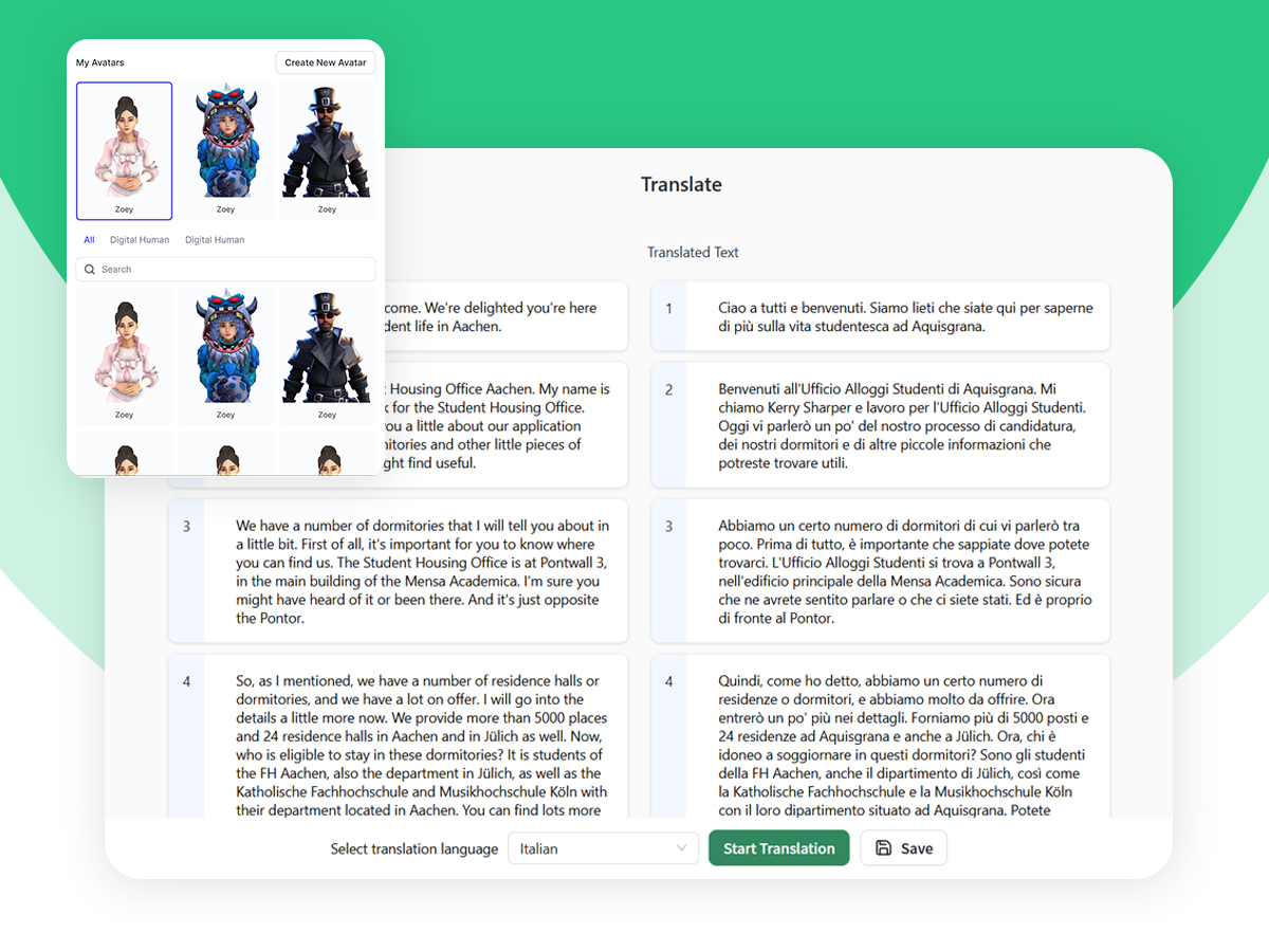 Multilingual onboarding for international students and employees