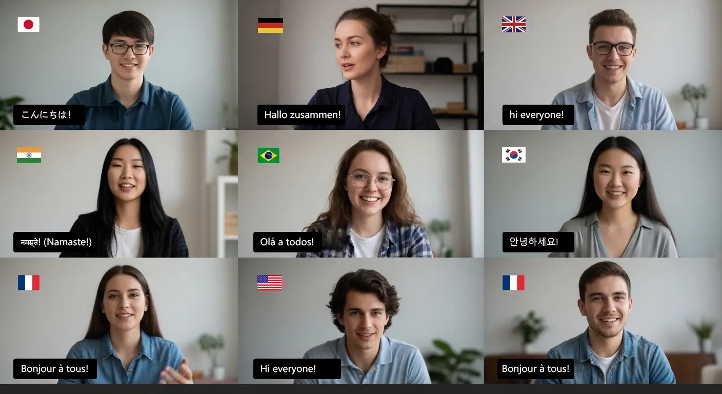 International Programs mockup - AI Multilingual Orientation for Global Employees & Students