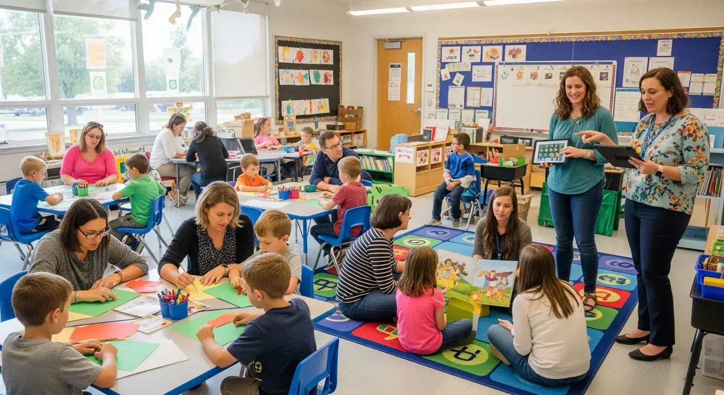 K-12 Schools mockup - Back-to-School AI Guide for Students & Parents