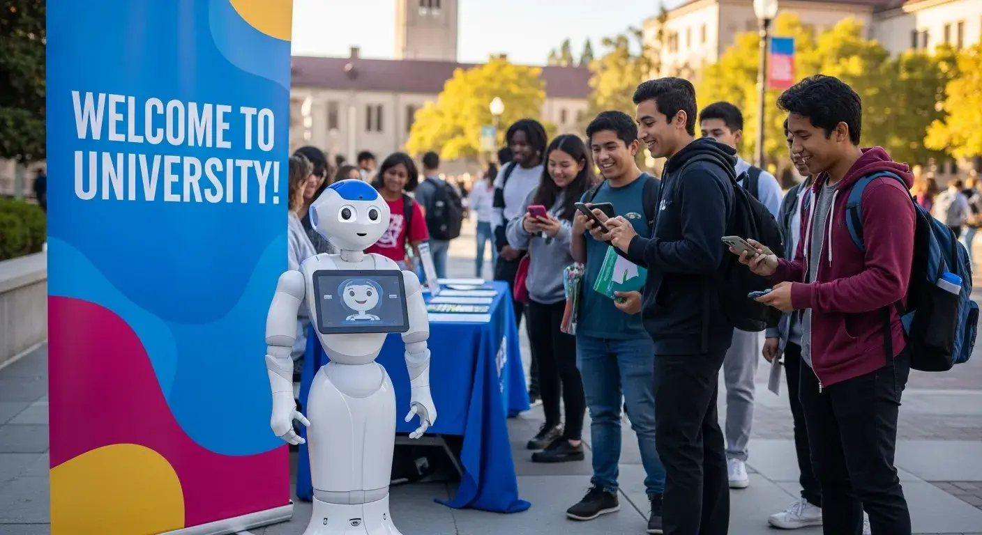 Universities & Colleges mockup - AI Freshmen Orientation Assistant for Welcome Week
