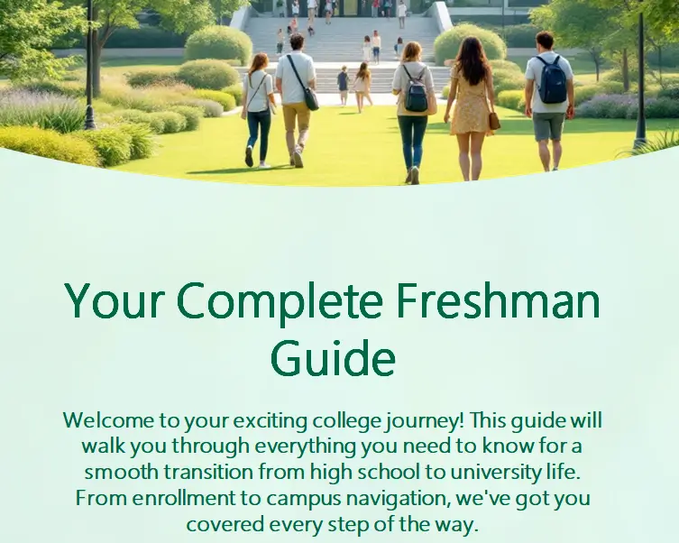 Preview of Complete-Freshman-Guide - AI assistant template for university