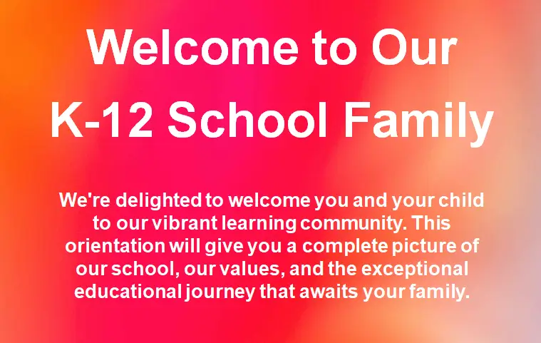 Preview of Welcome To Our School Family - AI assistant template for k12